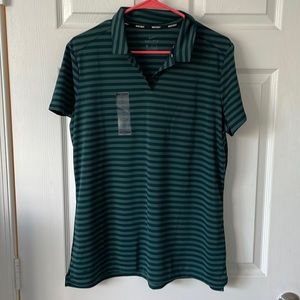 Nike Short Sleeve Striped Golf Polo XL - NWT